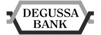 Degussa Bank Logo