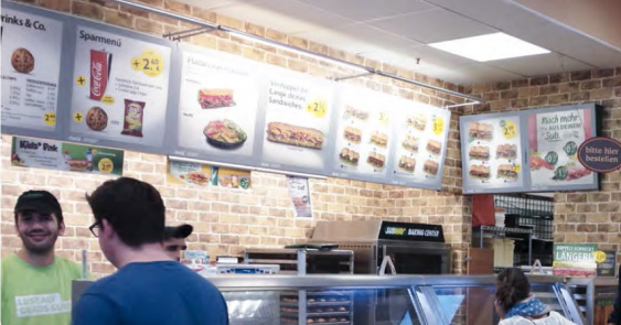 Referenzfoto Subway