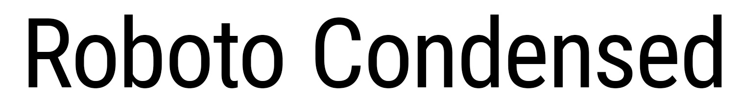 Roboto Condensed