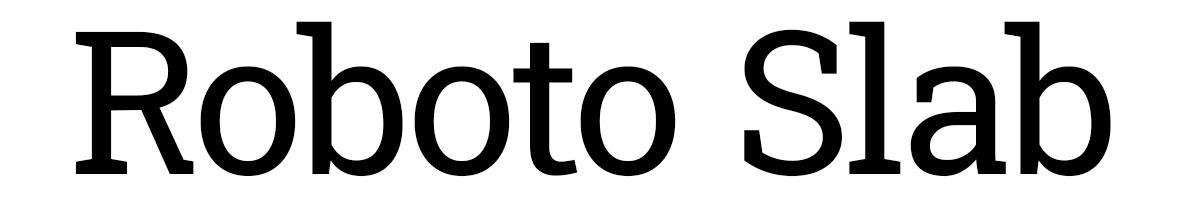 Roboto Slab